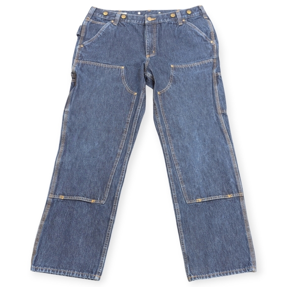 NWOT Carhartt Double Knee Carpenter Utility Relax Fit Men's Jeans 36x32